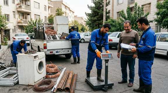 خریدار ضایعات در محل تهران